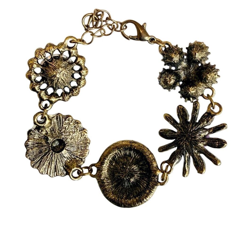 Statement Rhinestone Link Bracelet - Picture 9 of 9